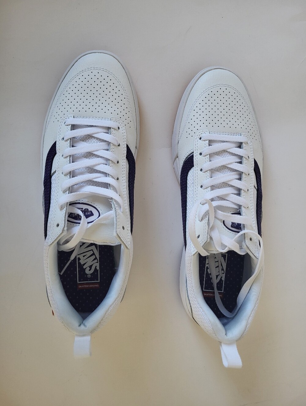Vans Skate Zahba White Athletic Sneakers Purple Yellow Accents Mens 11 - Picture 7 of 13